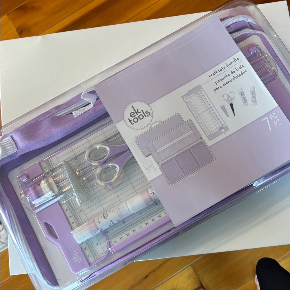 NWT Purple Crafting Tote Bundle 7pc